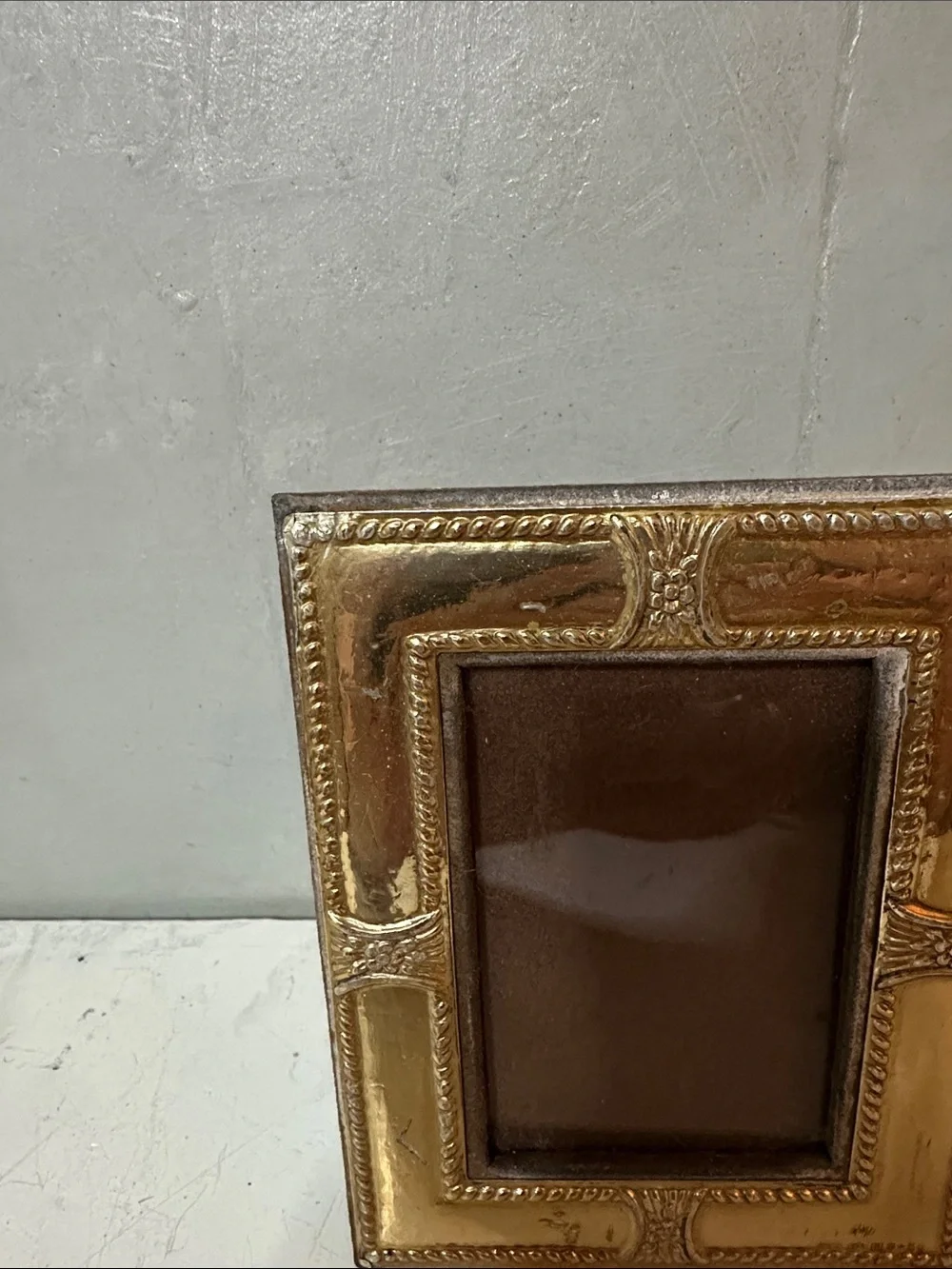 VINTAGE STERLING SILVER (THIN LAYER) PICTURE FRAME LOOKS ROSE GOLD MINI